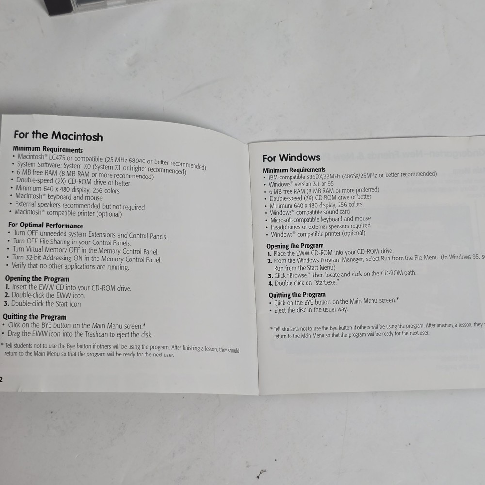 User's Guide For Grade 3 Exploring Where & Why Education CD ROM WIN 95/MAC