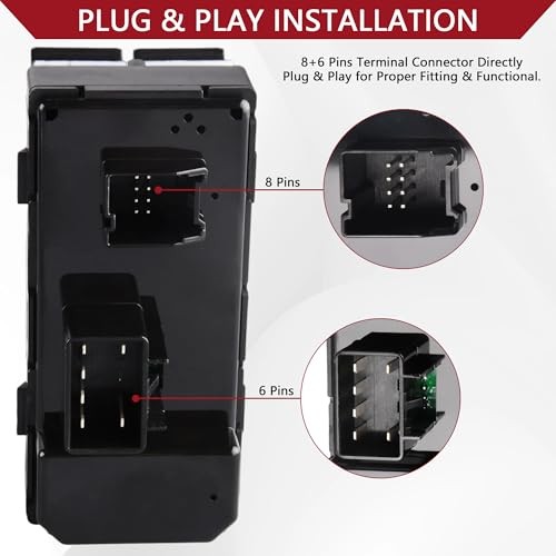 Power Window Regulator with Motor & Power Master Window Front Left Driver Side