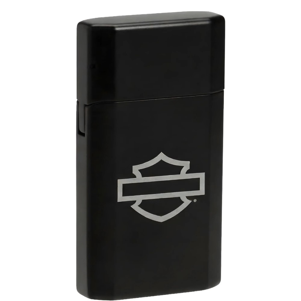 Ronson Jetlite Harley-Davidson Bar and Shield Torch Lighter - RONSON HARLEY LOGO