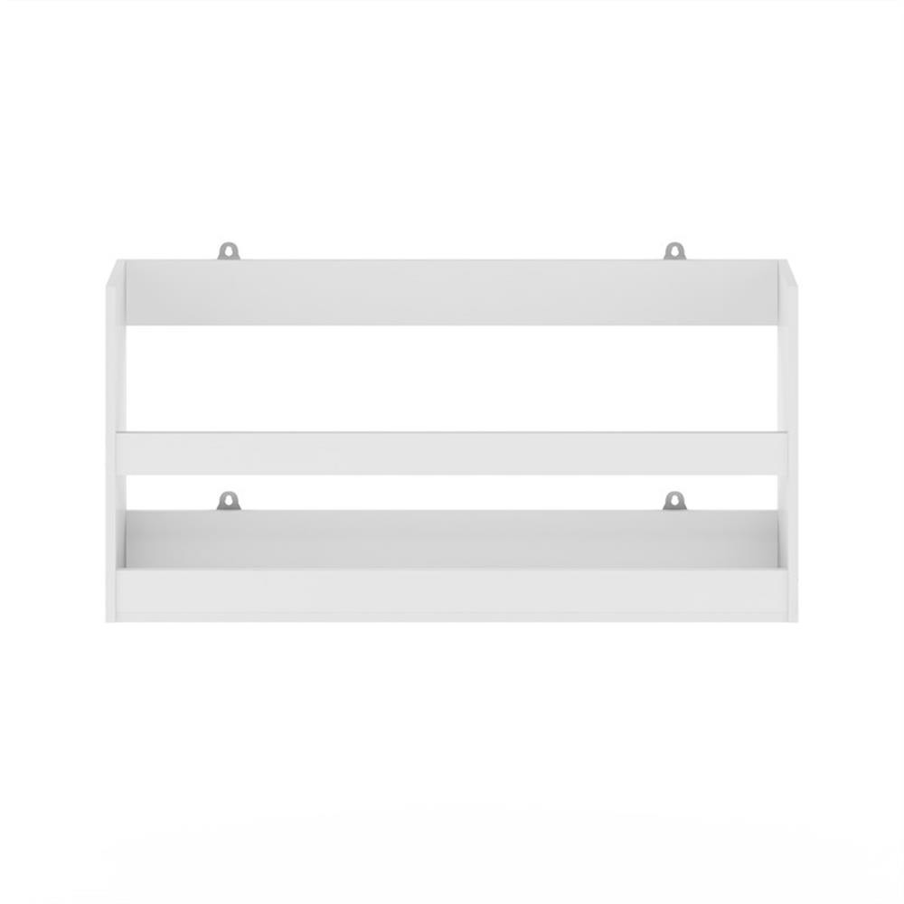Pemberly Row Multipurpose Wall Mounting Storage Shelf in White