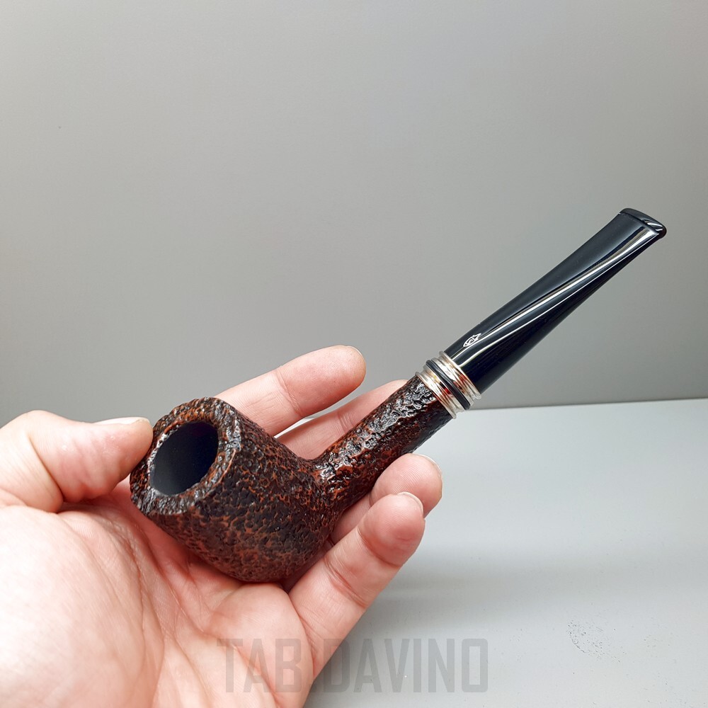 SAVINELLI DESIGUAL RUSTICATED PIPE 140 6MM MADE IN ITALY