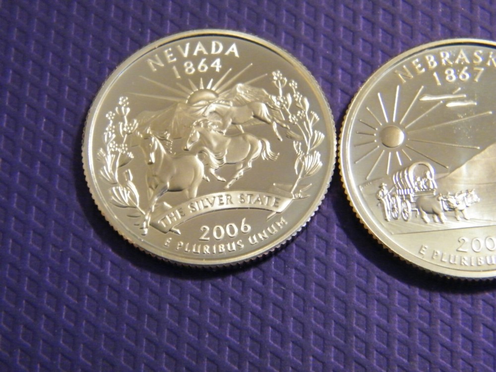 1999-2009 S -40 Different Proof State Quarters Clad Roll some toning Read below