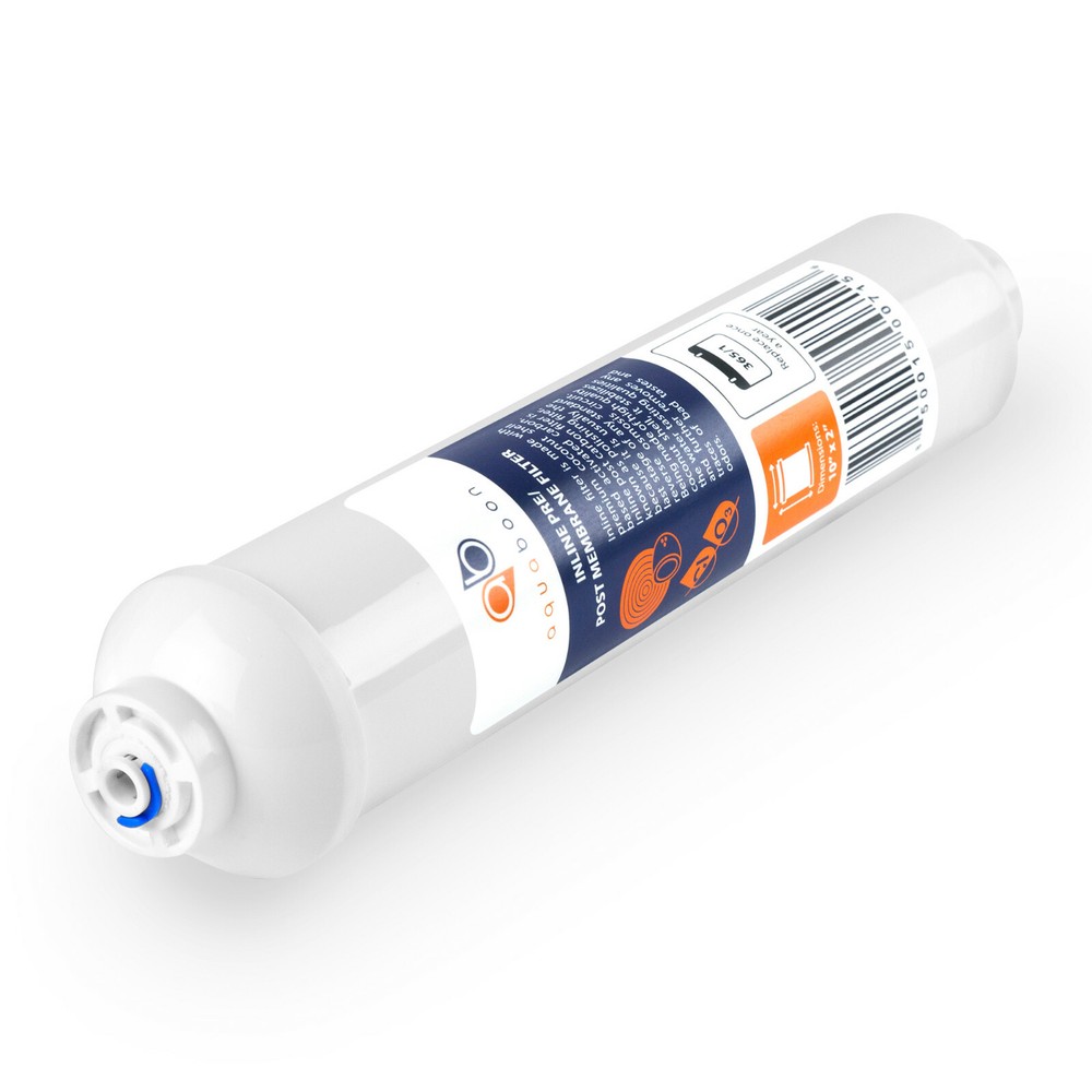 Inline Post/Carbon Polishing Water Filter Catridge for RO System Standard Size Q