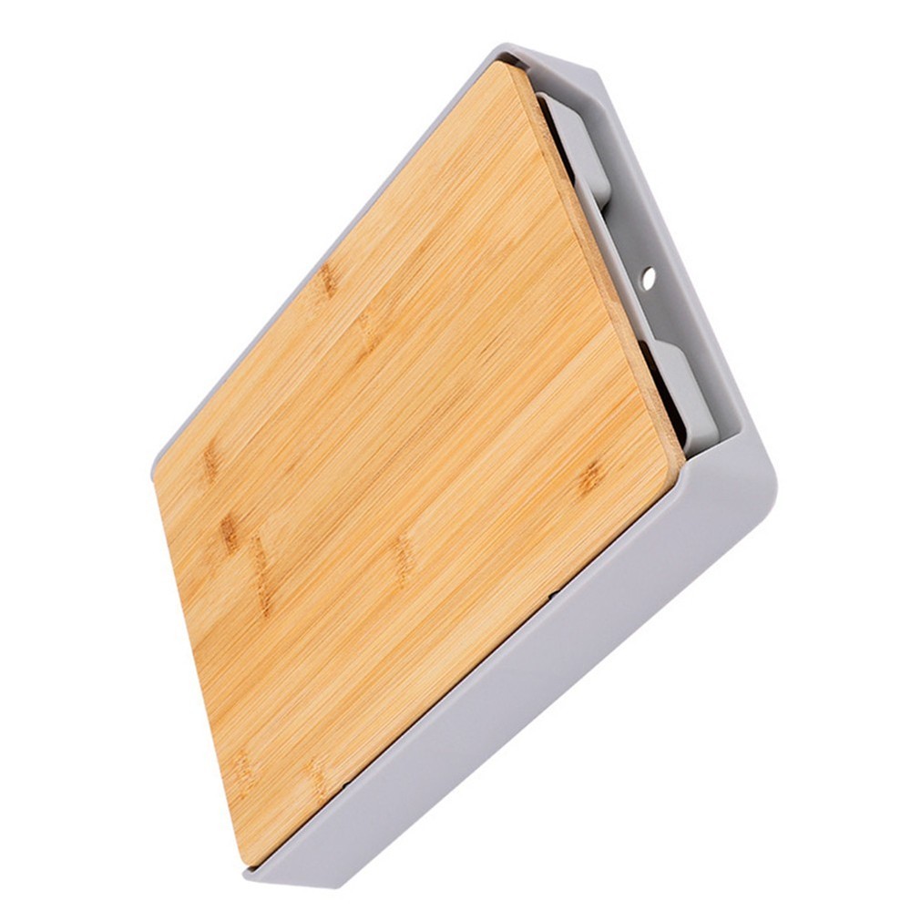 Kitchen Accessory 2-in-1 Cutting Board Removable Tray Natural Material