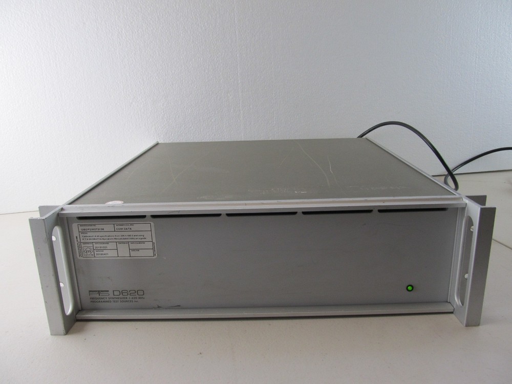 PTS D620 Frequency Synthesizer Test Source 1-620 MHz D620RHT1G