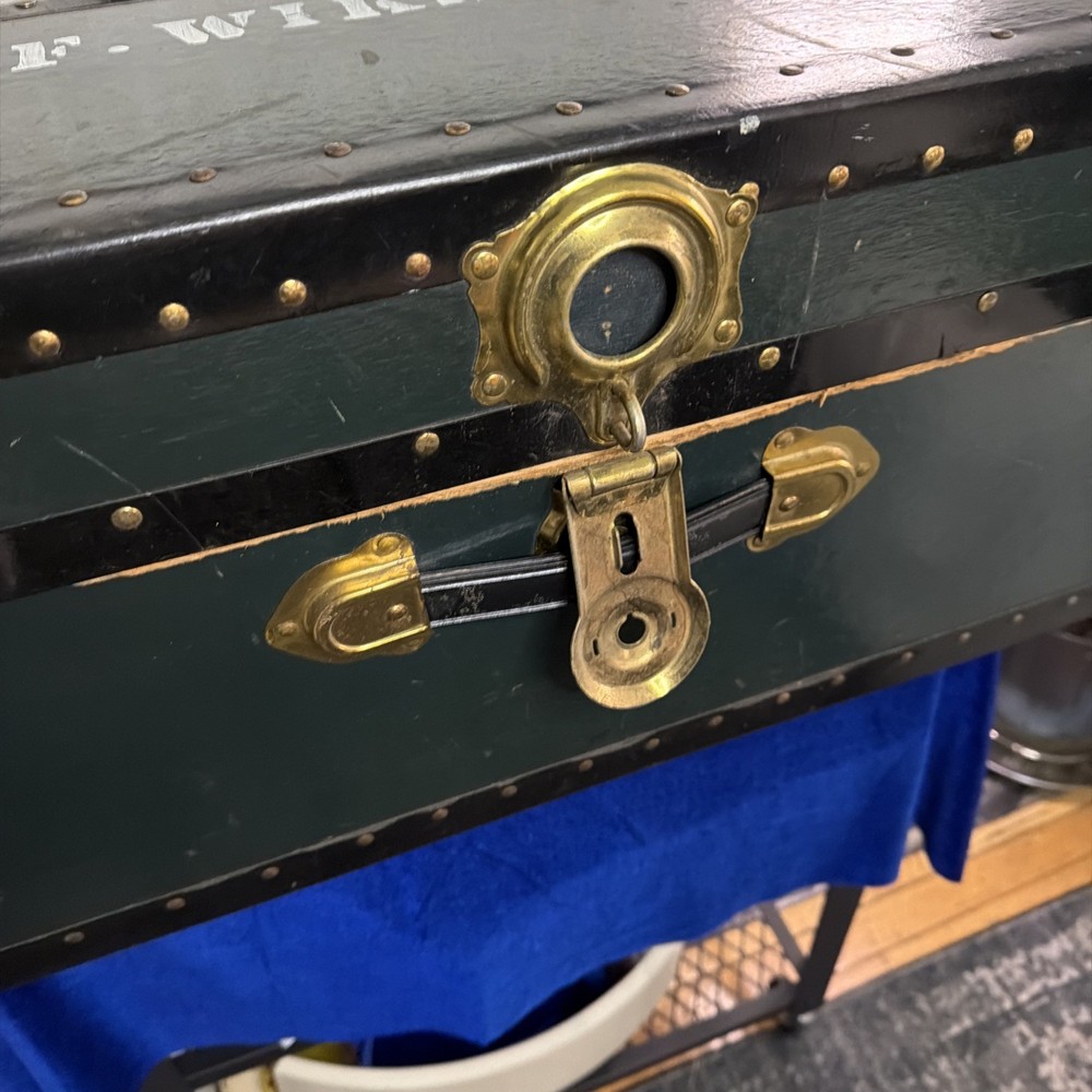 Vintage Herald Steamer Trunk