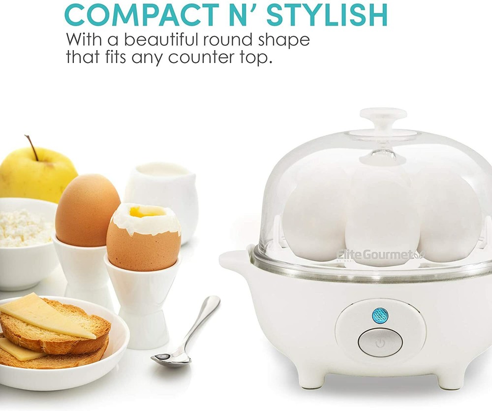 Easy Electric Poacher, Omelet Eggs & Soft, Medium Boiled