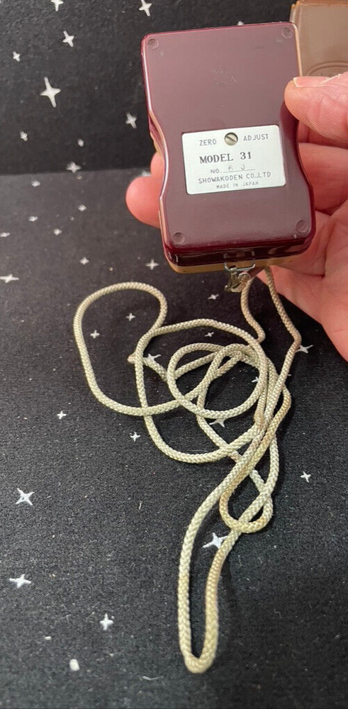 Vintage Bower Model 31 Camera Light Meter w/ original Case Untested