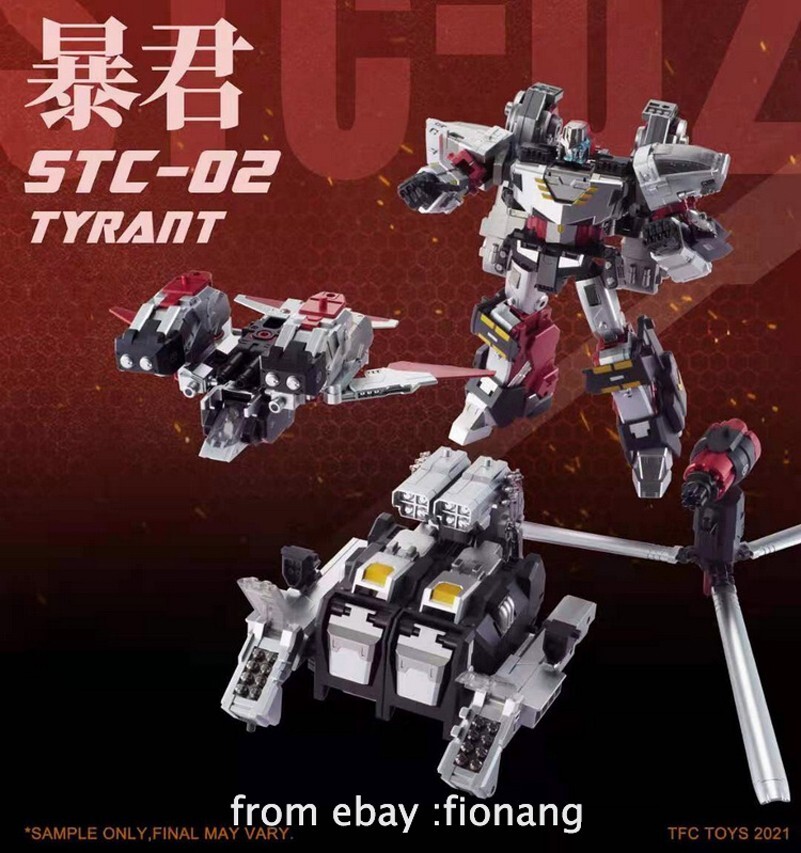 Transformable Megatron TFC STC-02 Tyrant Dominator 4 mode convertion