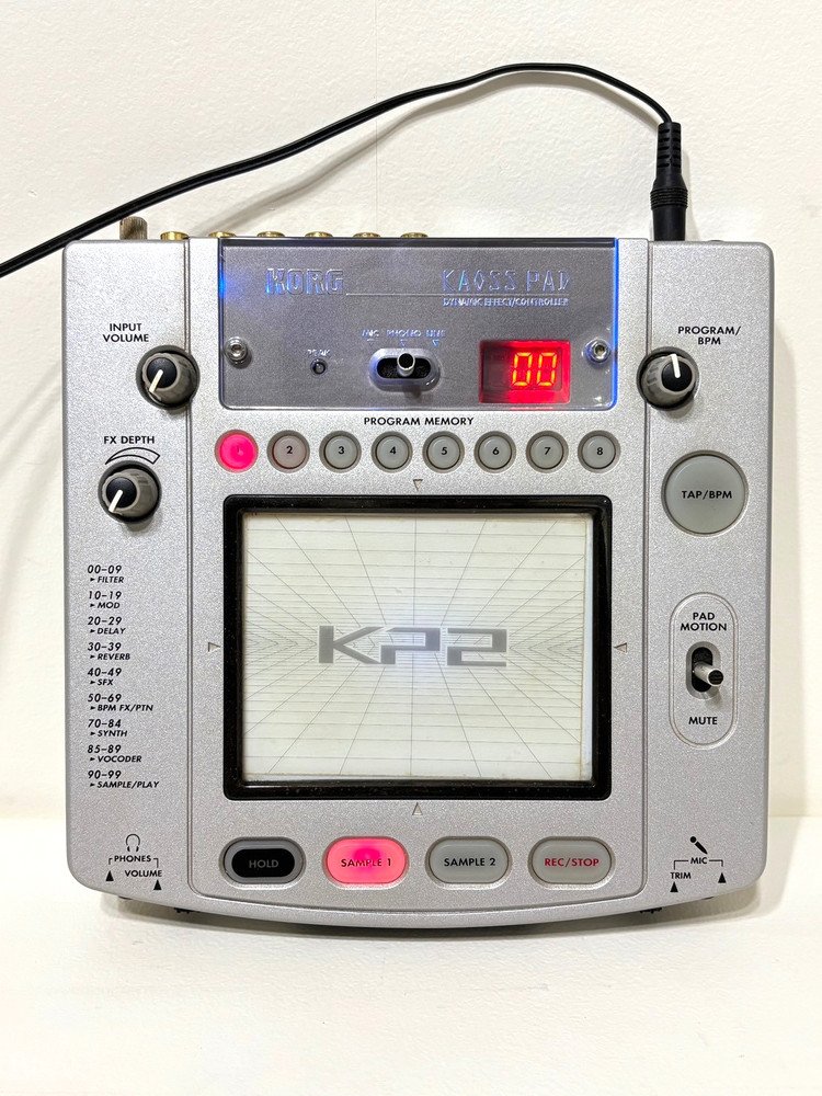 KORG KAOSS PAD KP2 KP-2 Dynamic Effect Controller DJ Sampler From Japan