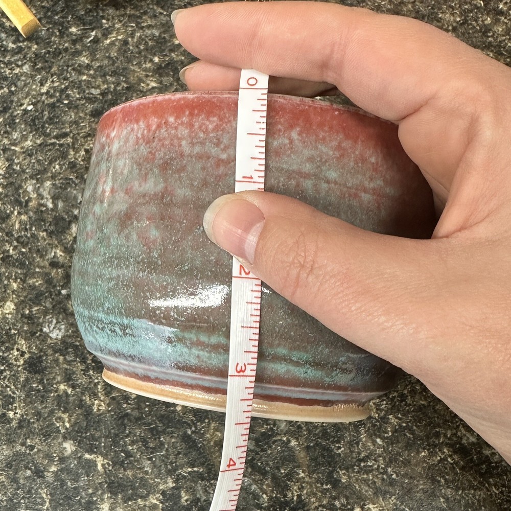 Small Pottery Vessel Bowl Signed Emerson