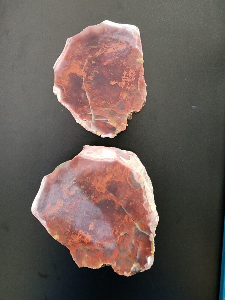 Moss agate Lapidary rough and slab Maury Mountain