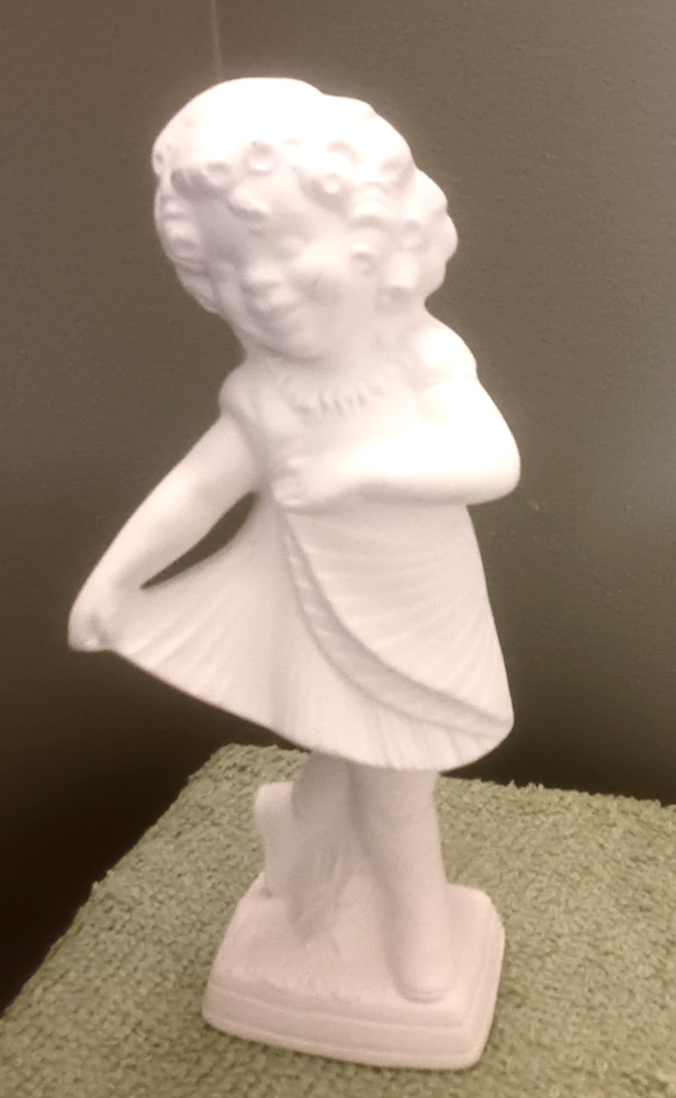 Boy & Girl Ceramic Bisque ready to paint