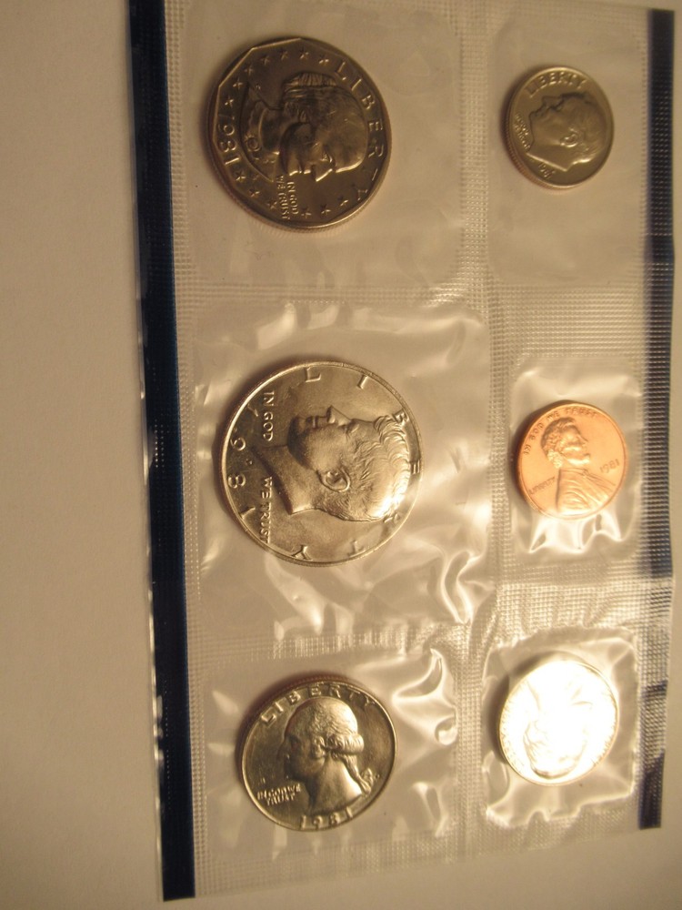 1981 US Mint Uncirculated Set, US Mint Packaging