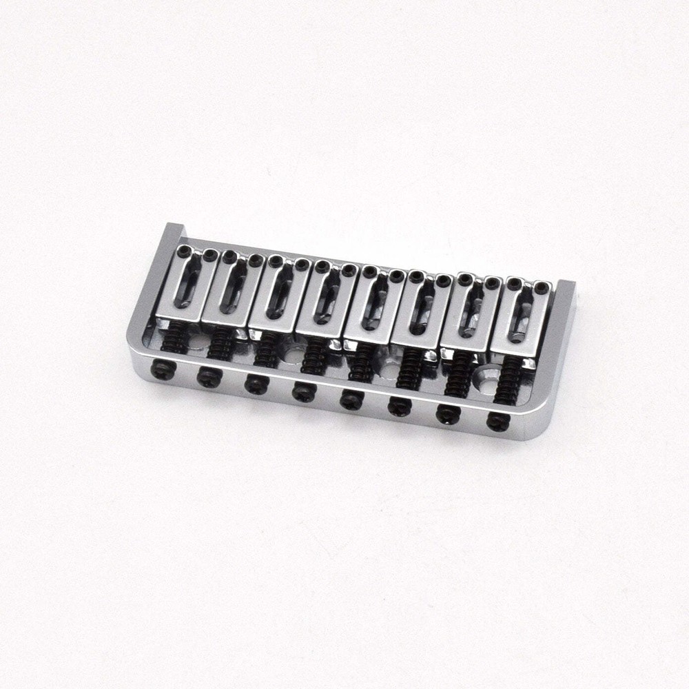 KD By AxLabs 8-String Hardtail Bridge - 4-Screw - Chrome