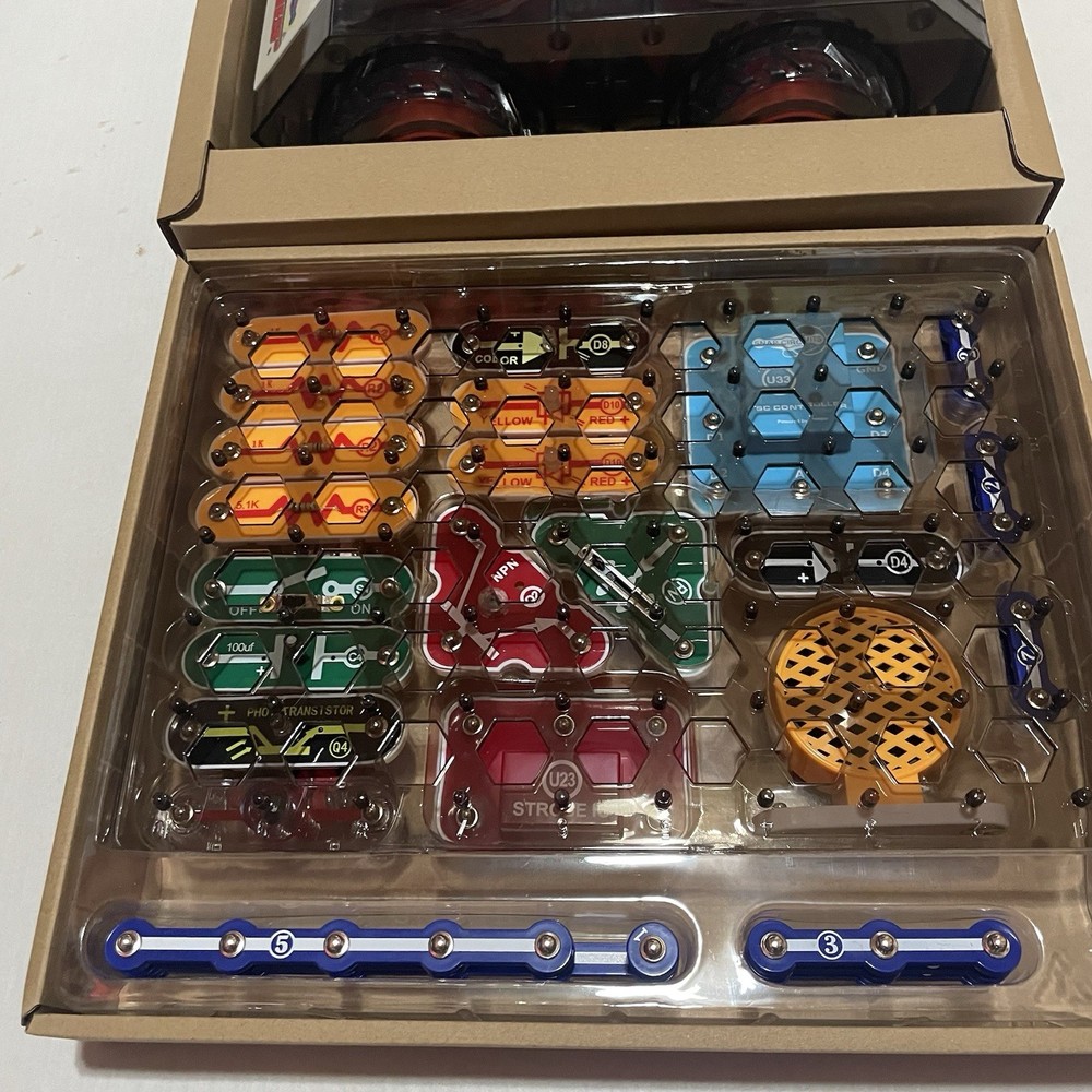 SNAP CIRCUITS SCJ404 SNAP ROVER CODING ROBOTIC CAR - LEARN CODING HAVE STEM FUN