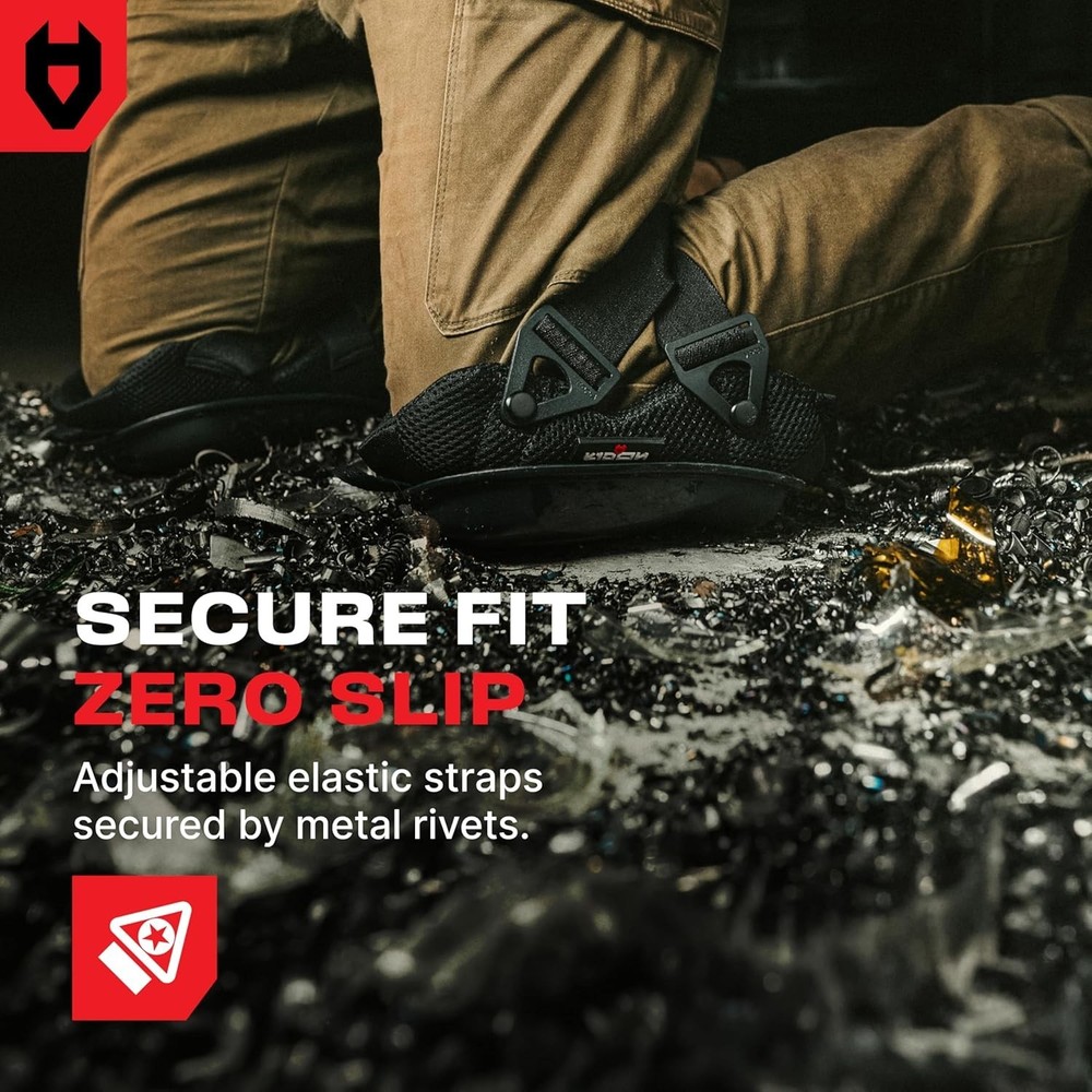 Comfortable Knee Pads with Dual-Layer Padding for Extended Use in Construction