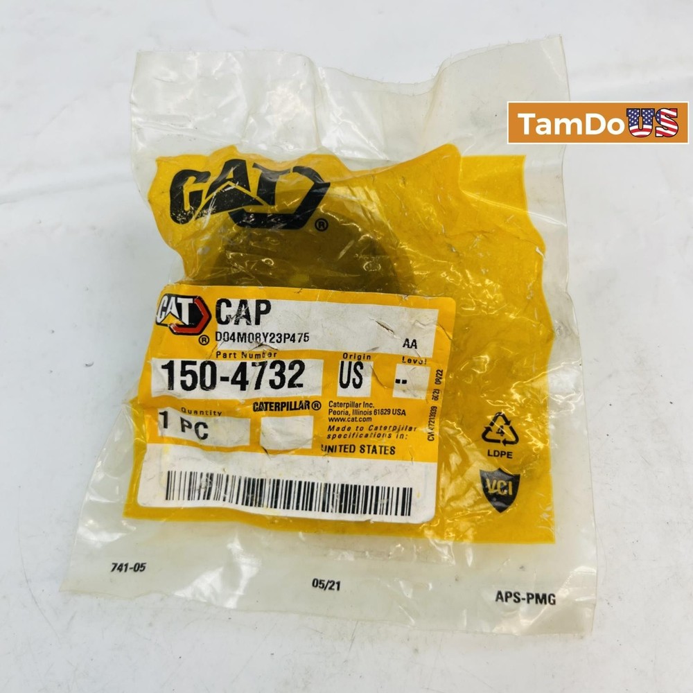 CAT CAP 150-4732 1 - 1/2 " Thread Cap prevents contaminants