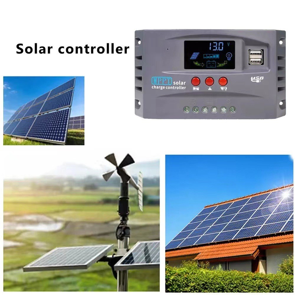 High Efficiency 30A MPPT Controller 12V 24V with User Friendly Display