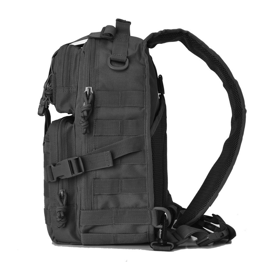 Tactical Sling Bag Pack Black
