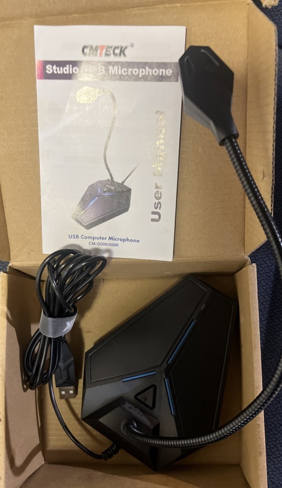 CMTECK CM-G006 USB Computer Microphone - Black