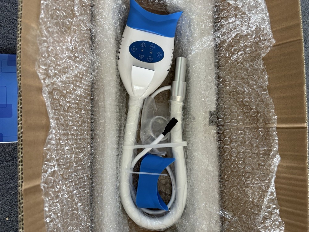 Teeth Whitening Machine Cool LED Light Mobile Stand Open Box - Tested