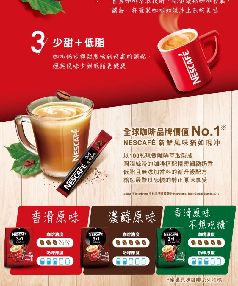[NESCAFE] 3 in 1 Instant Coffee 雀巢 三合一香滑原味咖啡