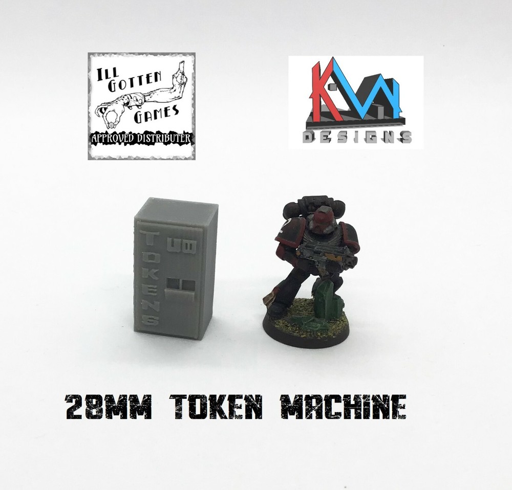 3D Printed - 28mm Heroic Scale Token Machine
