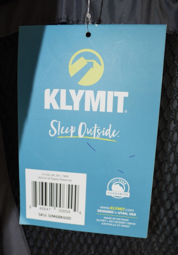 Klymit Motion 60 Air Frame 60L Backpack- NWT