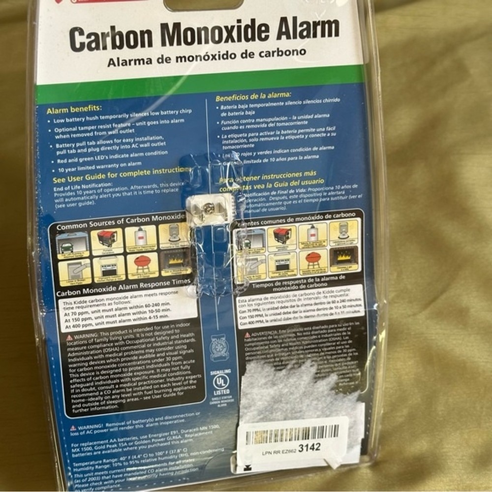 kidde carbon monoxide detectors