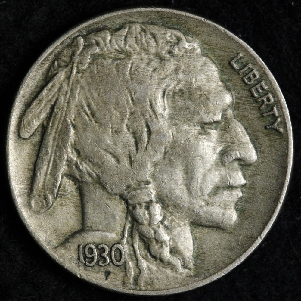 1930 Buffalo Nickel AU E172 GRAB