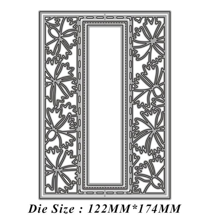 Flower openwork frame Metal Cutting Dies Scrapbooking Card Making Embossing DIY