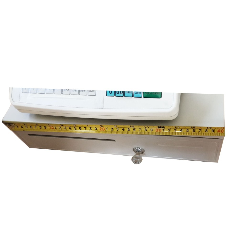 4-windows Display Electronic Scale with Cash Box Heat Sensitive Label Printer