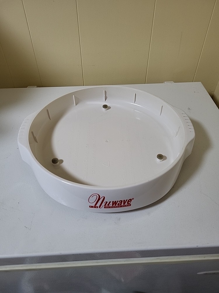 NuWave Pro Infrared Oven Replacement Part Base Only White-Missing 1 Rubber Foot