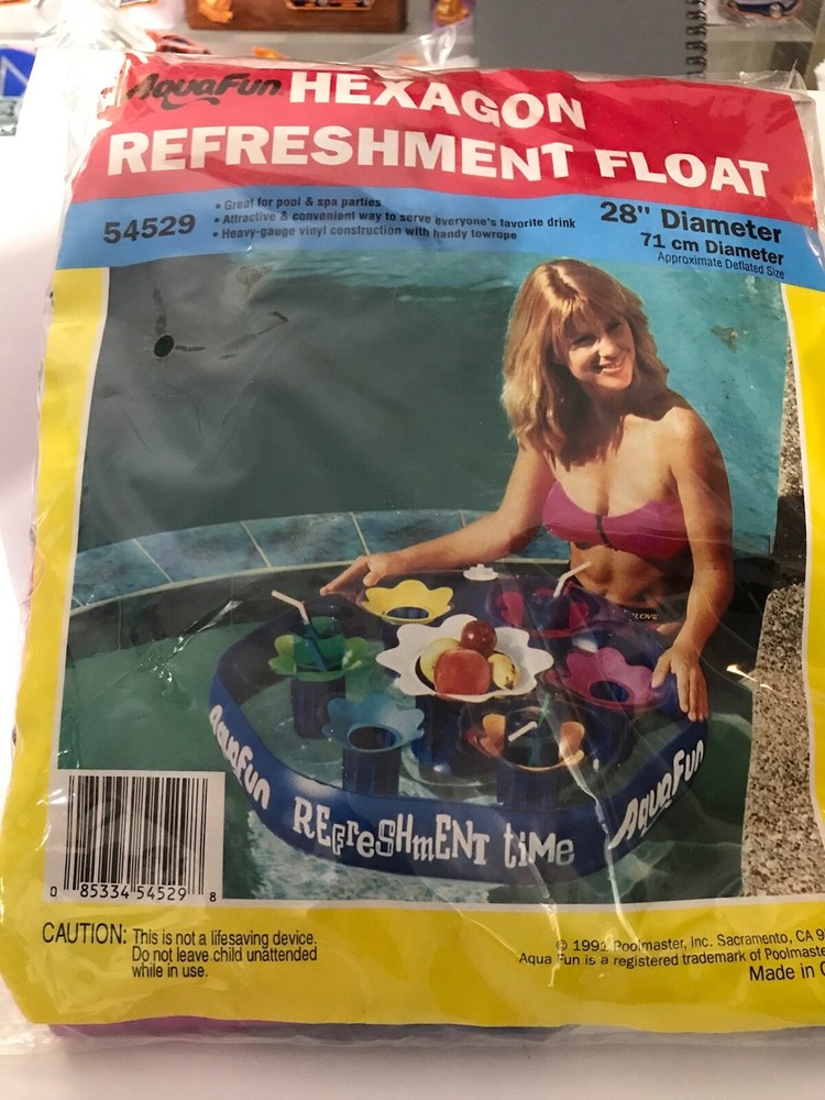 Vintage Aqua Fun Refreshment Float #54529