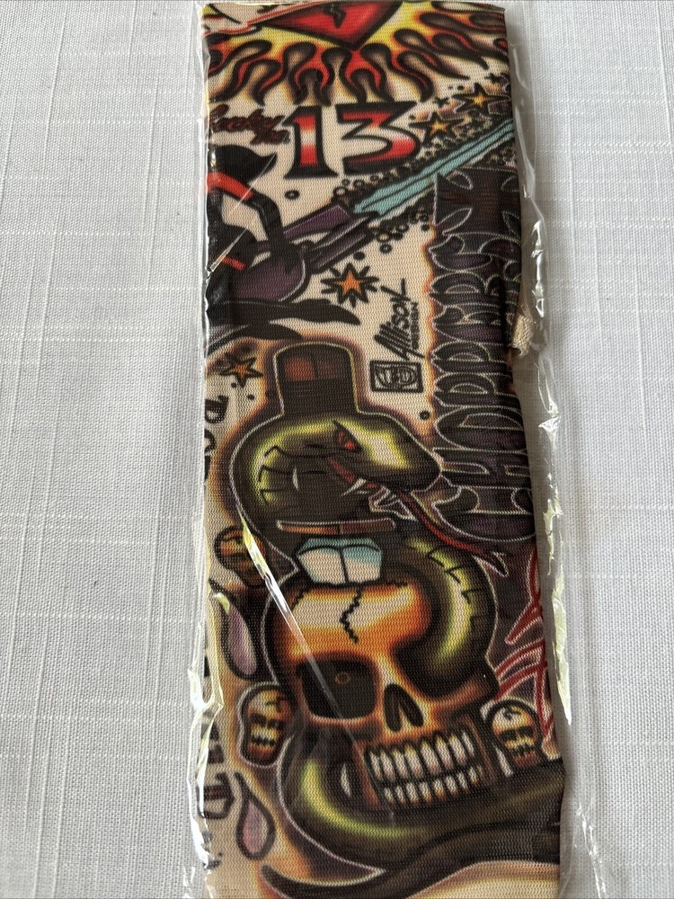 Halloween 5 Pull On Arm Tattoo Sleeves Party Small Medium