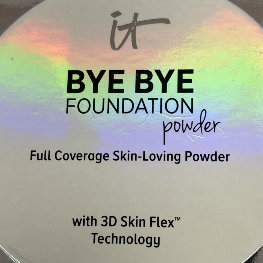 It Cosmetics *Tan* Bye Bye Foundation Powder Full Size BNIB SEALED AUTHENTIC