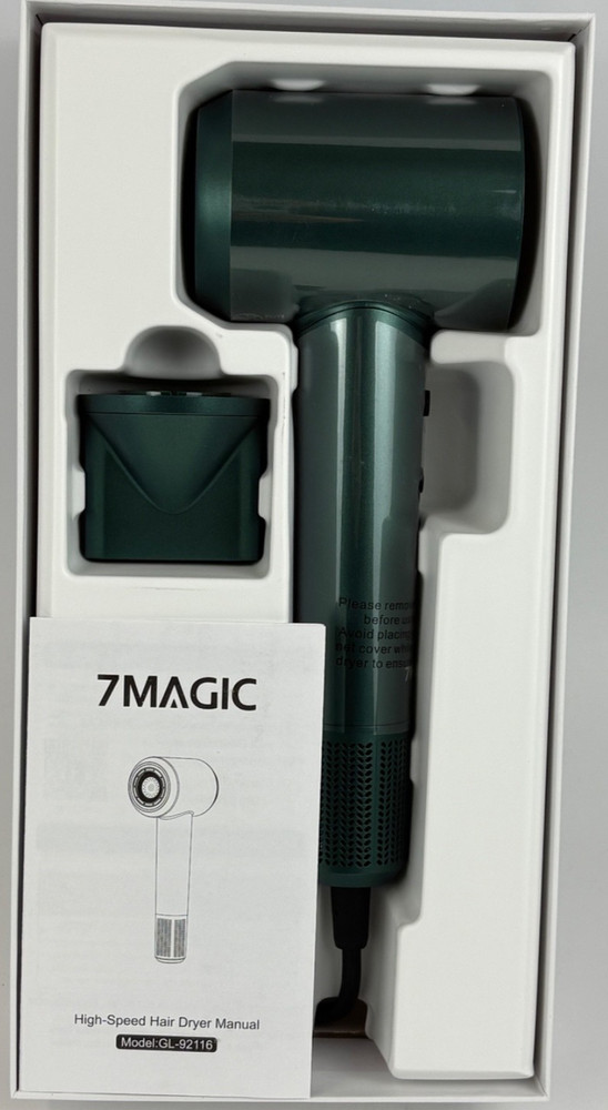 7 Magic High Speed Hair Dryer Open Box