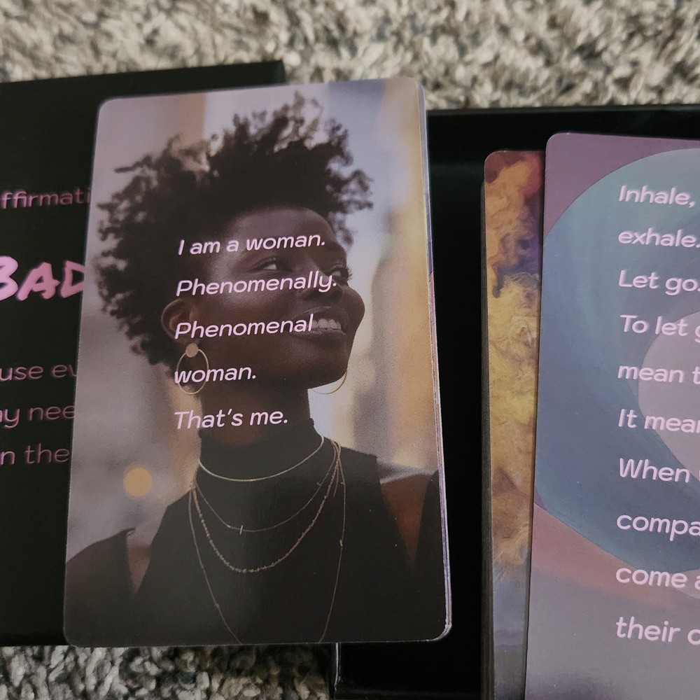 Affirmations For A Badass New Card Deck MTFBWU