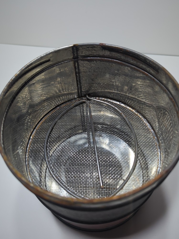 ✨VINTAGE✨ 1920's Duplex Sifter Lable RED HANDLE 5 cup