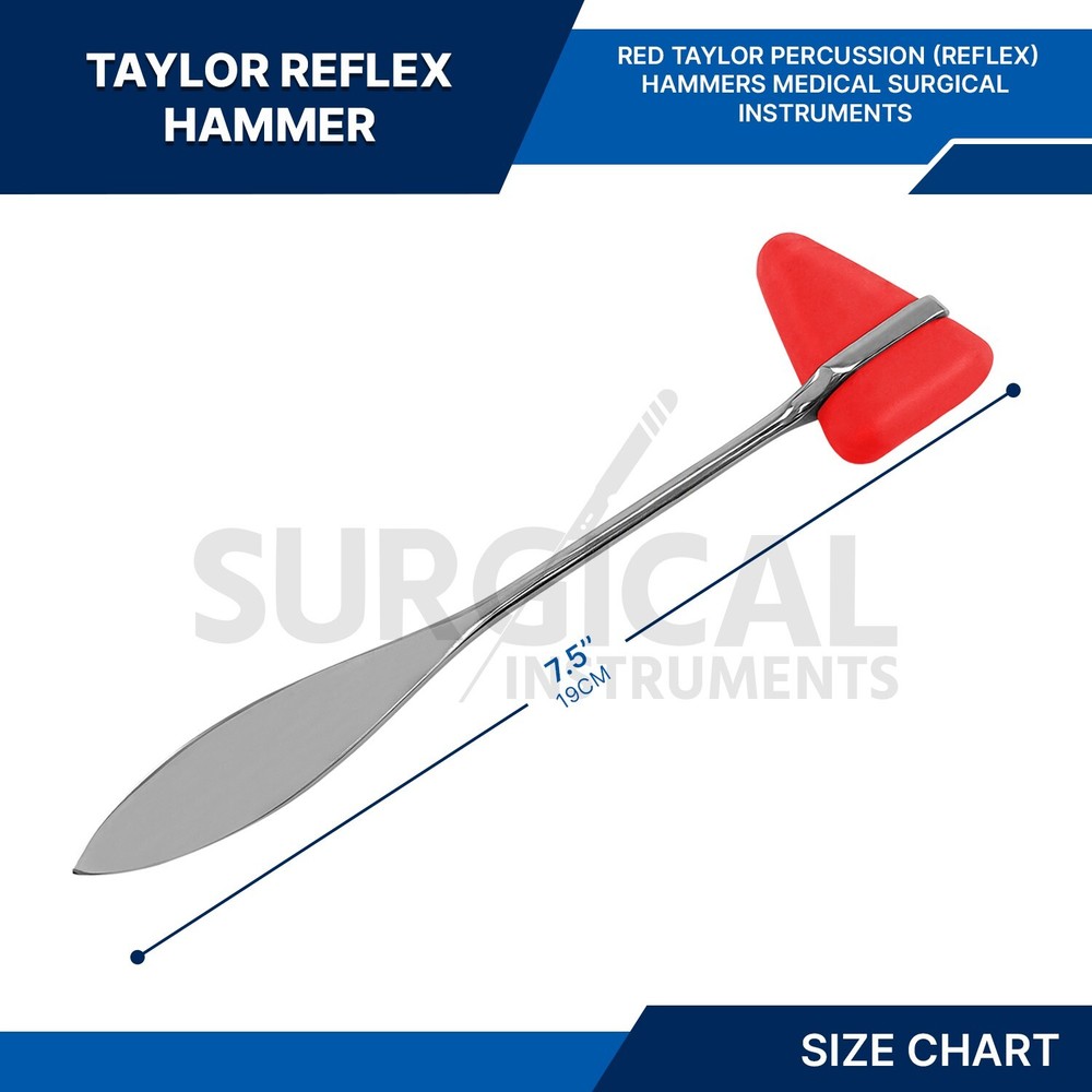 Taylor Percussion (Reflex) Hammer Medical Surgical Instruments German Grade