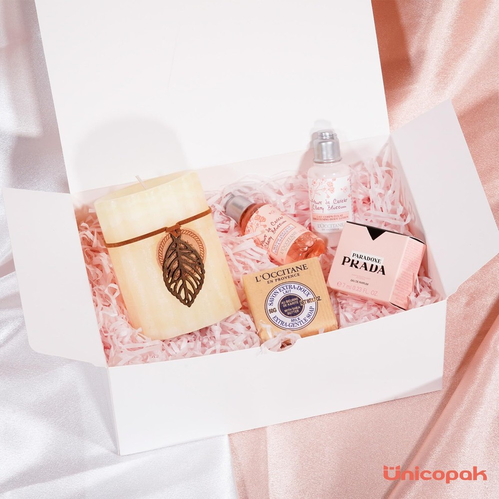 6 Pack 9x6x4 Gift Boxes White Gift Boxes with Lids for Presents White Boxes B...