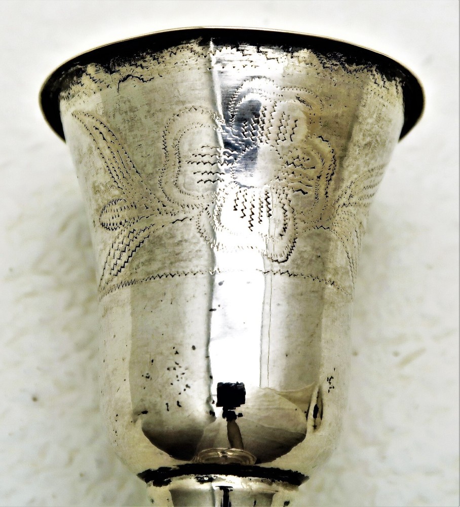 Isak Soderhamn Swedish Silver Aperitif Cordial Goblet Hallmarked ISH c 1820