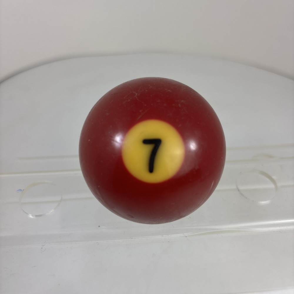 Vintage Bakelite Solid #7 Ball Billiard Pool Replacement Tested 2 1/4" Standard