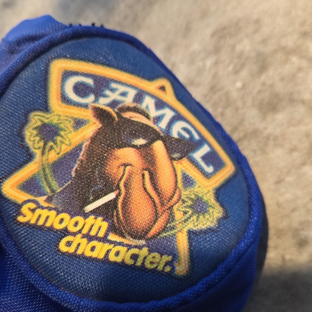 Camel Blue Billiard Cue Case Smooth Character Logo Soft Carry Bag
