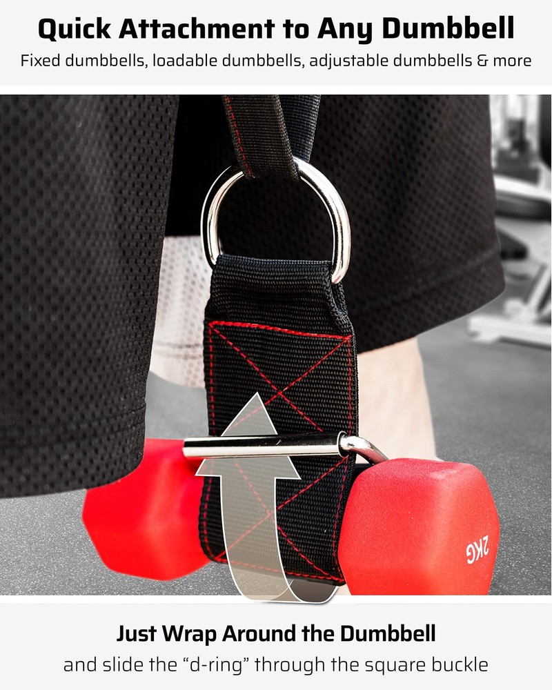Belt for Pulling Plus The Ultimate Dip Belt & Dumbbell Loading Straps Bundle