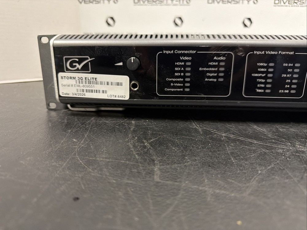Grass Valley Storm 3G Elite Multi I/O Processor