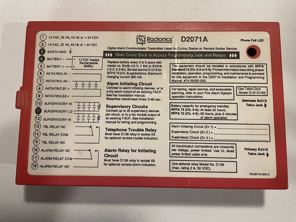 Radionics D2071A Communicator
