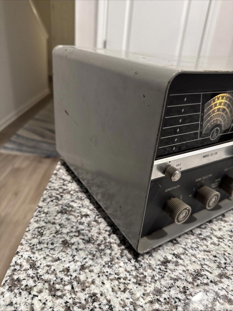 Hallicrafters SX-110 Shortwave Receiver Powers On
