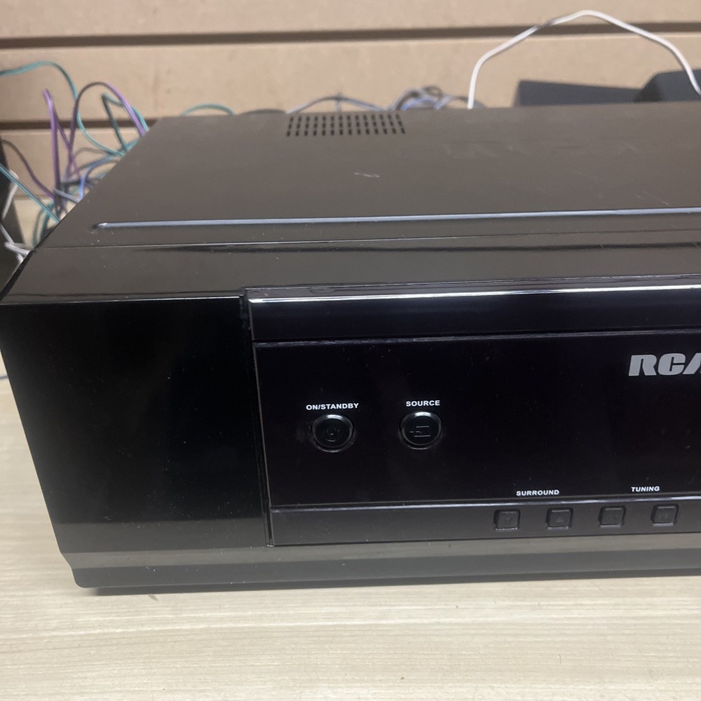 RCA Home Theater System Bluetooth Receiver RT2781BE Full Set Speakers UNTESTED